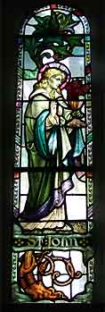 Church window of John in Yorkshire